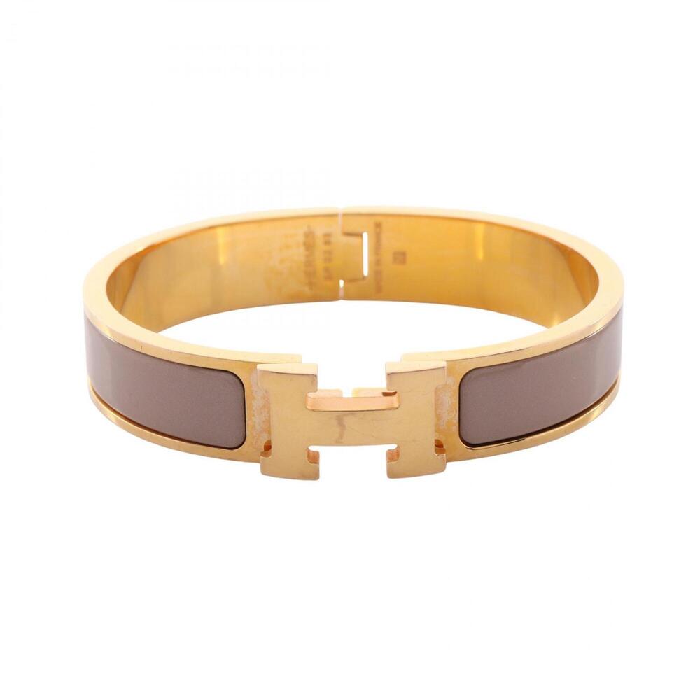 Hermes HERMES Clic Clac PM Bangle Accessory GP (Gold Plated) Enamel Women's G...